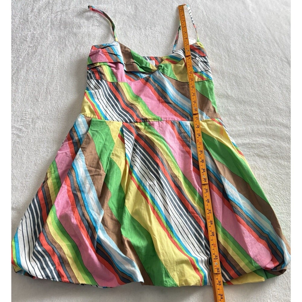 Anthropologie S/W/F Fitted Balloon Mini Dress Sz Lg La Fiesta - Picture 5 of 8